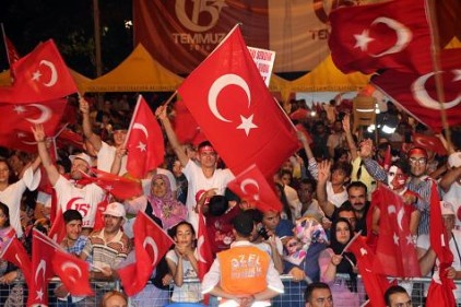 Son günde de 15 Temmuz Demokrasi Meydanı doldu