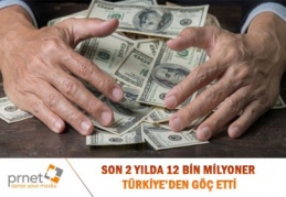 Son iki yılda 12 bin milyonerimiz daha gitti