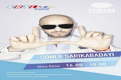 Soner Sarıkabadayı Forum Gaziantep&#8217;te