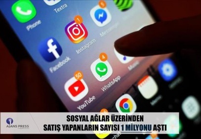Sosyal ağ üzerinden satış yapanların sayısı 1 milyonu aştı