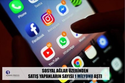 Sosyal ağ üzerinden satış yapanların sayısı 1 milyonu aştı