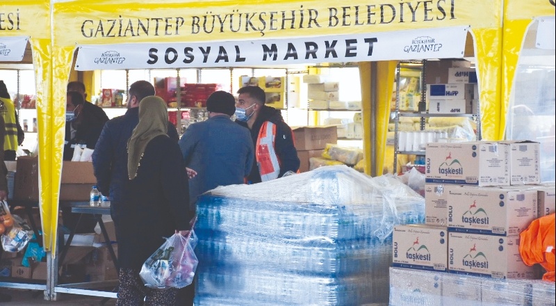 Sosyal marketler ilçelerde 60 bin kişinin ihtiyaçlarına yanıt verdi