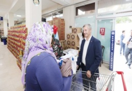 Sosyal marketten 4 bin 343 aile faydalanıyor