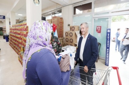Sosyal marketten 4 bin 343 aile faydalanıyor