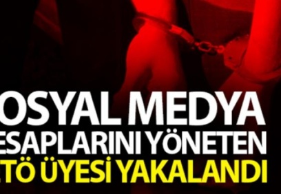 Sosyal medya hesaplarını yöneten FETÖ üyesi  yakalandı