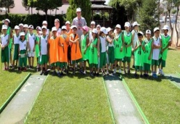 Sporcular mini golf turnuvası yaptı