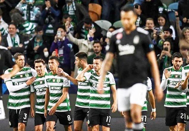 Sporting Lizbon'a kaybeden Beşiktaş, Şampiyonlar Ligi'ne veda etti