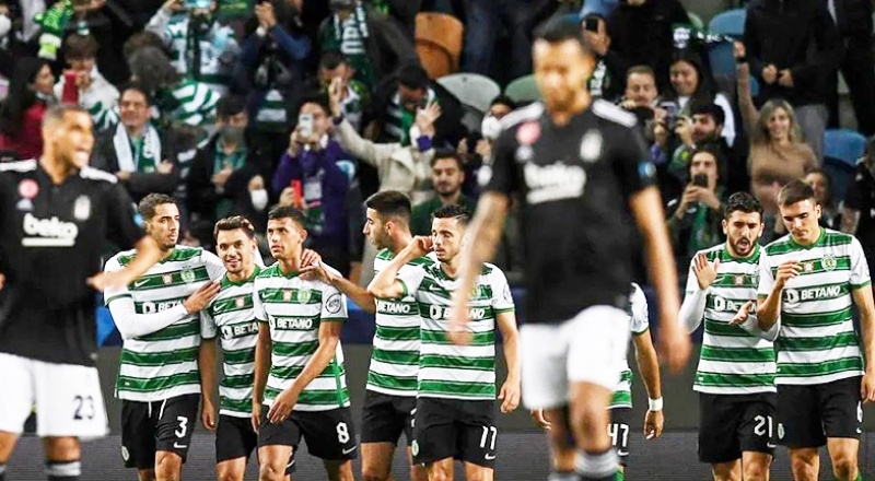 Sporting Lizbon'a kaybeden Beşiktaş, Şampiyonlar Ligi'ne veda etti