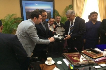 Sri Lanka Başbakanı Ranil Wickremesinghe ile görüştüler