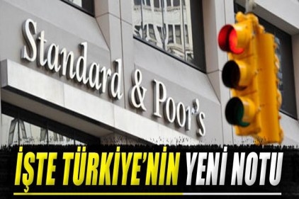 Standard & Poor&#8217;s Türkiye&#8217;nin notunu teyid etti