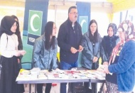 Stant açarak bağımlılık bilincinin geliştirilmesine katkı sağladılar