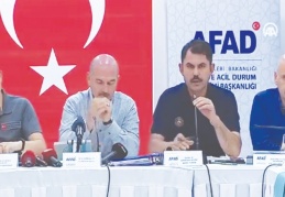 Şu anda yerleşim yerlerini tehdit eden bir yangımız yok