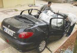 Su deposu otomobili kullanılmaz hale getirdi 