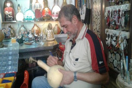 Su kabağından sanat çıkıyor
