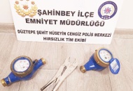 Su sayacı hırsızına suçüstü