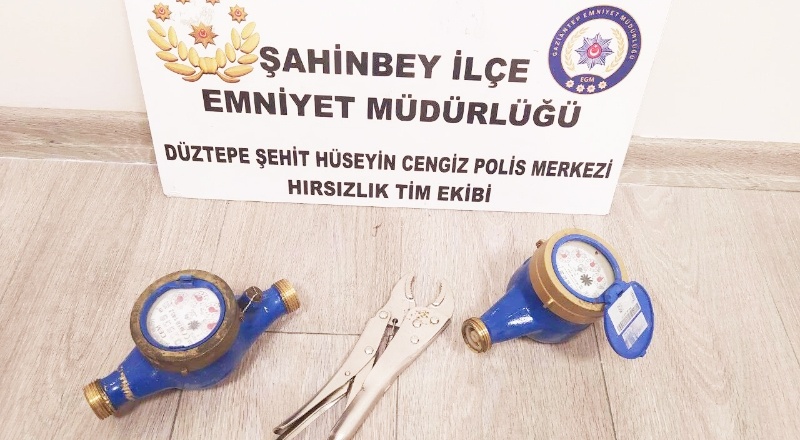 Su sayacı hırsızına suçüstü