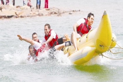 &#8216;Su Sporları Festivali&#8217; renkli görüntülere sahne oldu