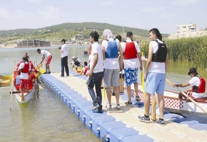 Su sporları yarışları yapıldı