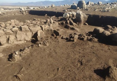 Suların çekilmesiyle ortaya çıktı