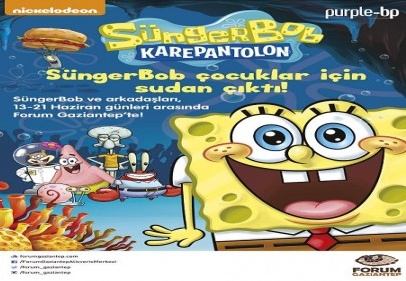 Sünger Bob’un heyecan dolu dünyası Forum Gaziantep’te