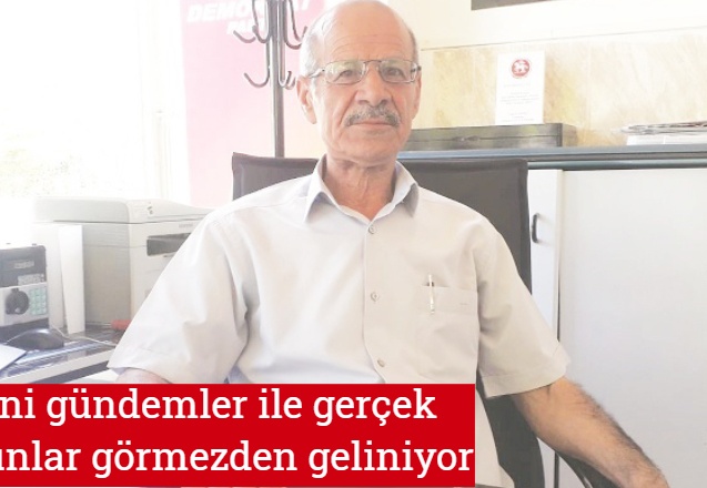 Suni gündemler ile gerçek sorunlar görmezden geliniyor
