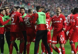 Süper Lig’e yükselen ilk takım Samsunspor oldu
