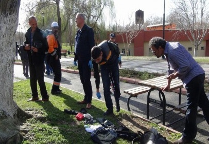 Şüpheli çantada elektronik eşya ve elbise vardı