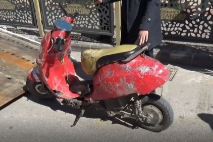 Şüpheli motosiklet panik yarattı