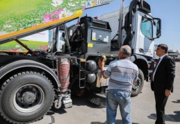Süpürme araçları 24 saat kesintisiz hizmet verecek