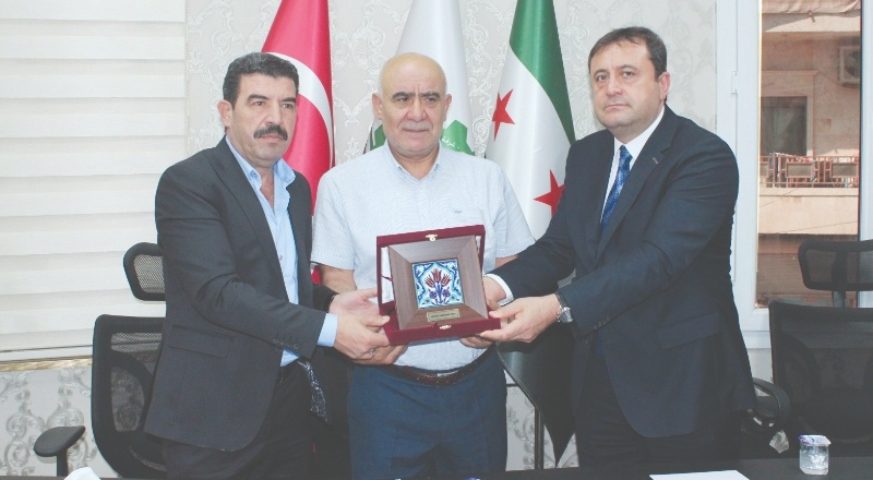 Suriye Azez’e iş gezisi yapıldı