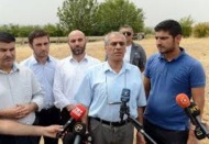 Suriye geçici Hükümet Başbakanı Cevad Ebu Hatab, Karkamış'ta açıklama yaptı