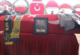 Suriye şehidi son yolculuğuna uğurlandı