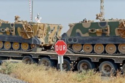 Suriye sınırına askeri sevkıyat devam ediyor