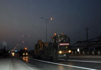 Suriye sınırına zırhlı araç sevkiyatı devam ediyor