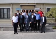 Suriye sınırında görevli memurlara moral ziyareti 