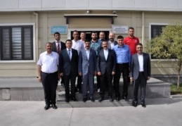 Suriye sınırında görevli memurlara moral ziyareti 