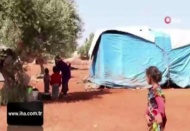 Suriye'deki göçmenlerin trajedisi kamerada