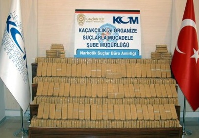 Suriye’den gelen 172 kilogram eroin Avrupa’ya gidecekti