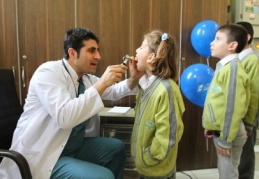 Suriyeli çocuklar sağlık taramasından geçirildi