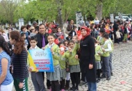 Suriyeli çocuklar yapılan etkinliklerde doyasıya eğlendiler