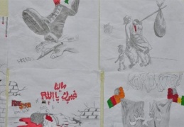 Suriyeli çocuklar yaşadıklarını resimlerle anlattı