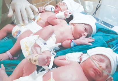 Suriyeli uyruklularda üçüz doğum heyecanı