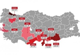 Suriyelilerin en çok yaşadığı ilk üç şehir İstanbul, Antep ve Urfa