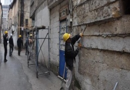 Suyabatmaz Mahallesi, Şıh Cami çevresi, Kozluca ve Kepenek’te sağlıklaştırma çalışması sürüyor