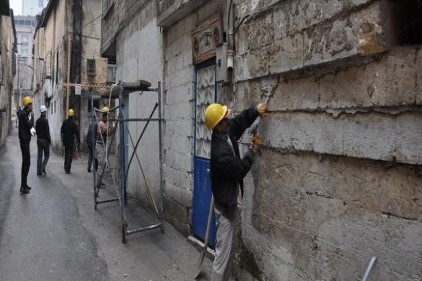 Suyabatmaz Mahallesi, Şıh Cami çevresi, Kozluca ve Kepenek&#8217;te sağlıklaştırma çalışması sürüyor