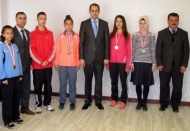 Taekwandocular, Araban Kaymakamı Serhat Karabektaş’ı ziyaret etti