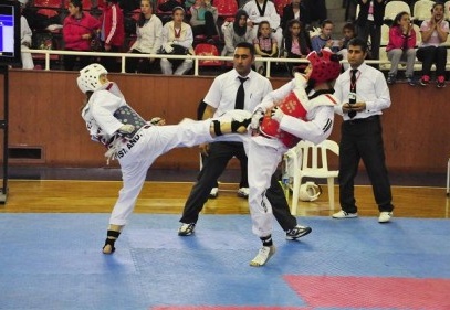 Taekwondo finalleri yapıldı