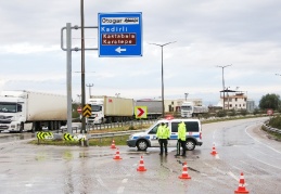TAG otoyolu Gaziantep yönü trafiğe kapatıldı