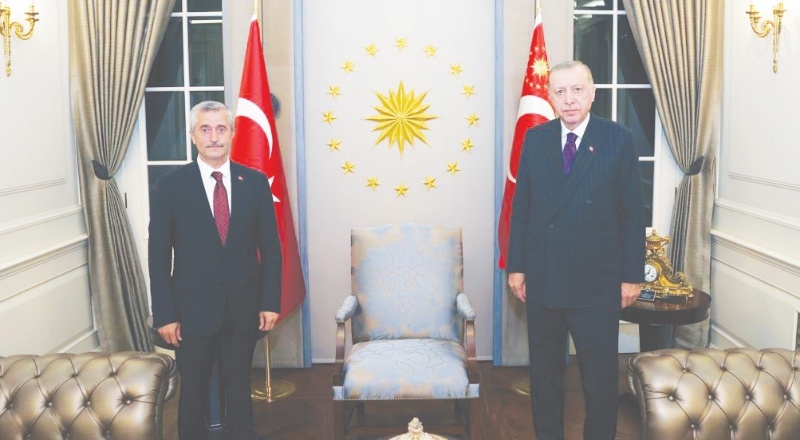 Tahmazoğlu, Cumhurbaşkanı Erdoğan ile görüştü