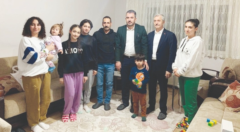 Tahmazoğlu, Gaziantep’ten Ankara’ya yerleşen aileleri ziyaret etti